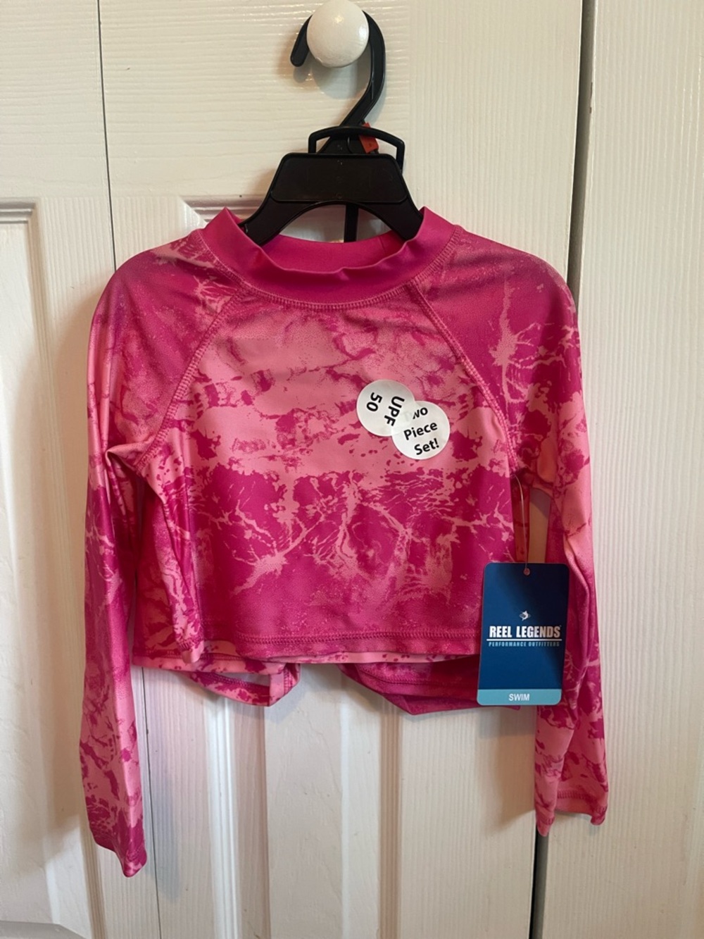 Reel Legends pink swimsuit for girls. Size 4/5